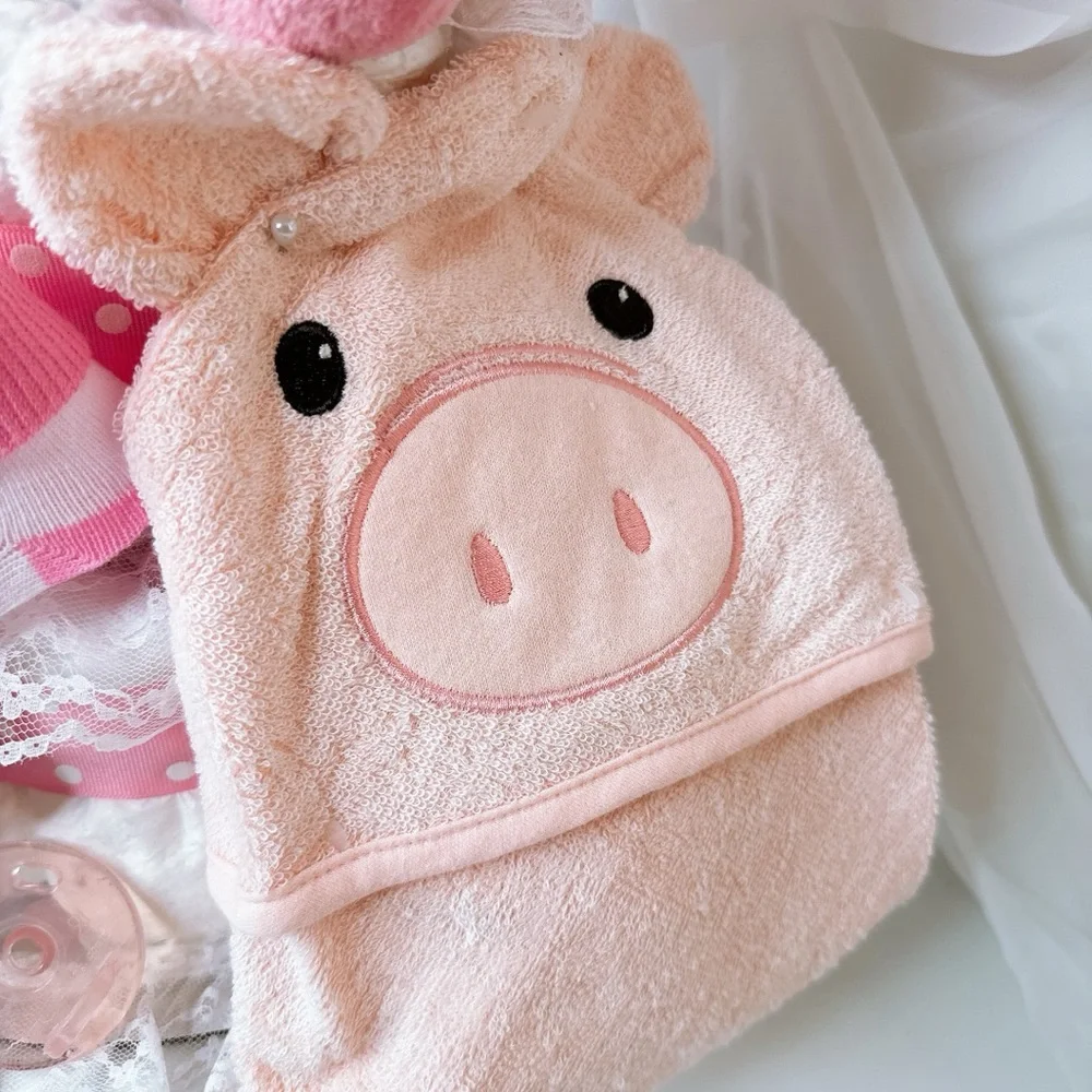Piggy Diaper Cake, Farm Baby Shower